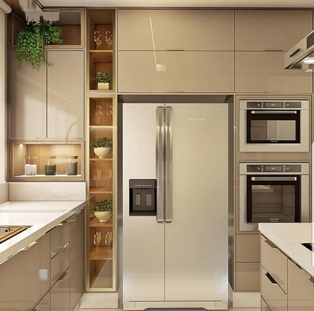 کابینت، دکور و شلف یخچال