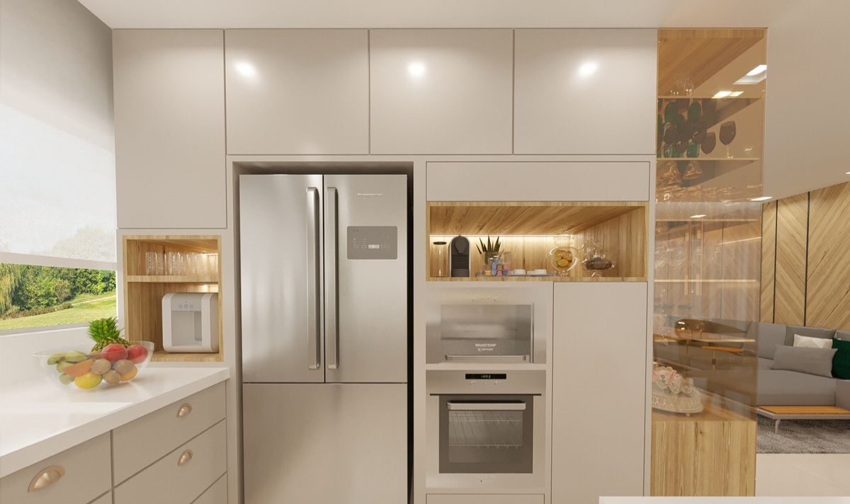 کابینت، دکور و شلف یخچال