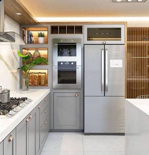 کابینت، دکور و شلف یخچال