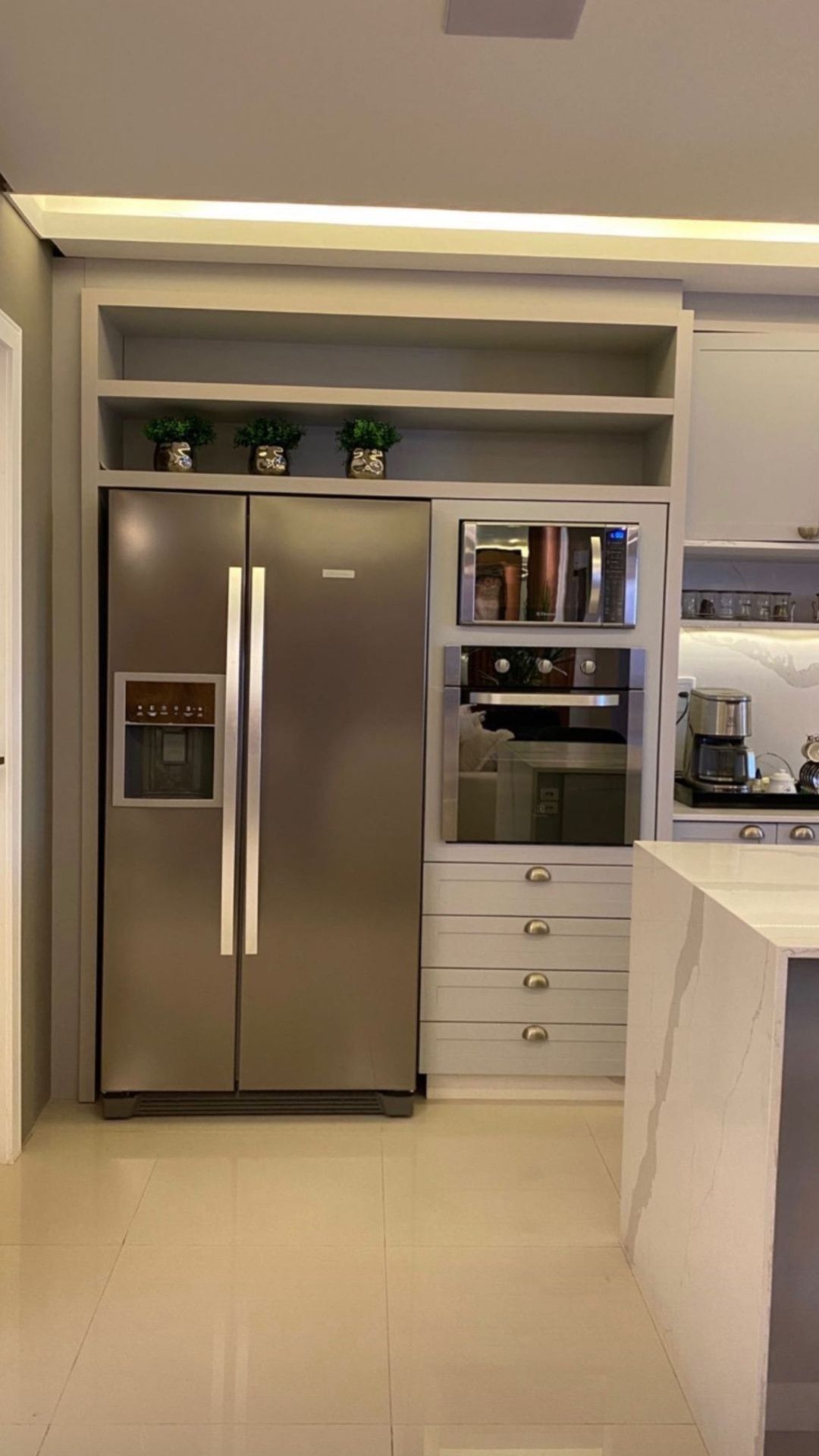 کابینت، دکور و شلف یخچال
