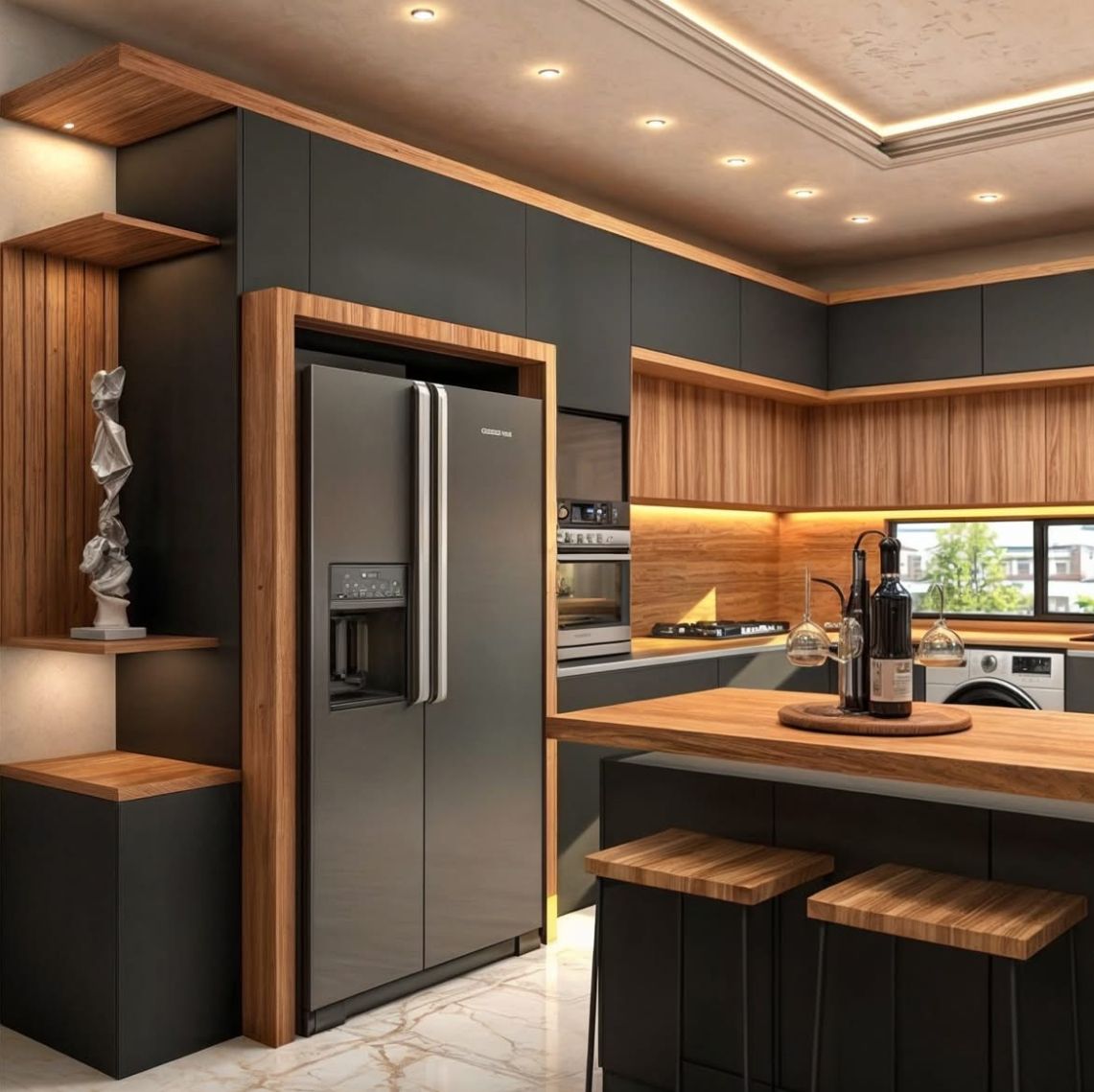 کابینت، دکور و شلف یخچال
