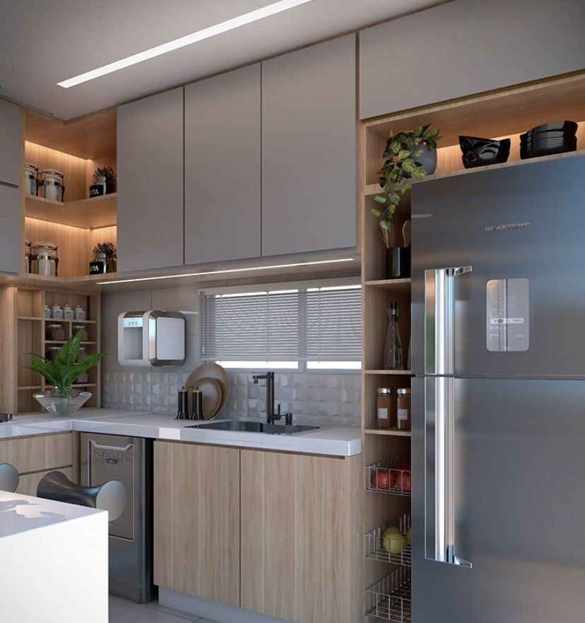 کابینت، دکور و شلف یخچال