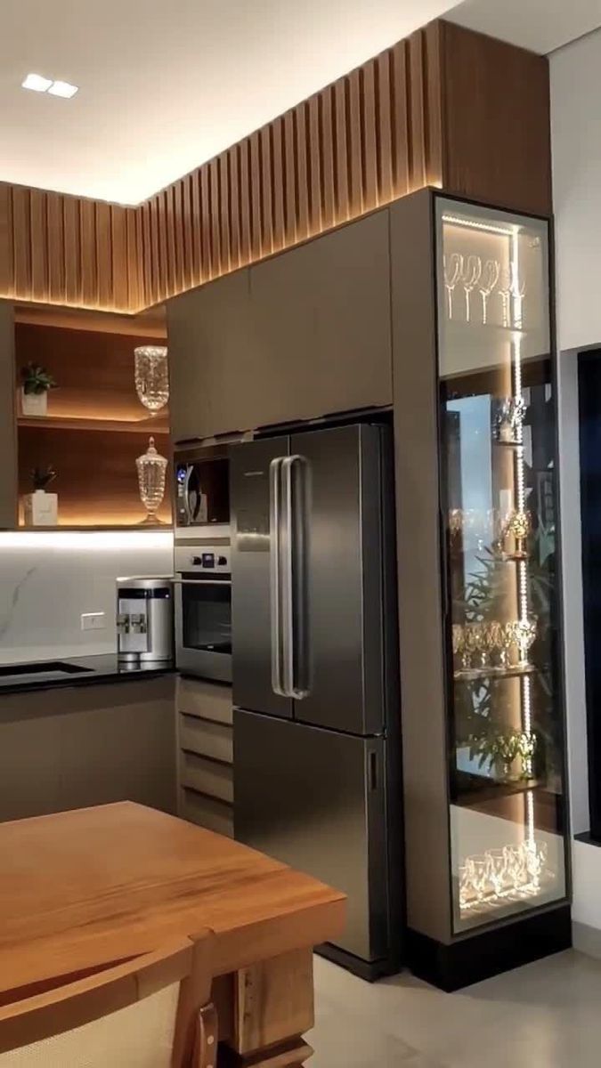 کابینت، دکور و شلف یخچال