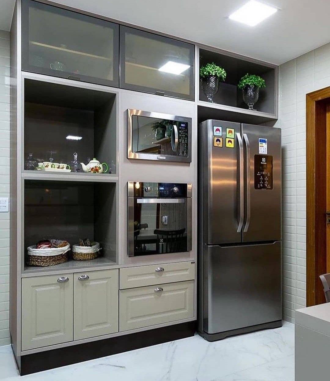 کابینت، دکور و شلف یخچال
