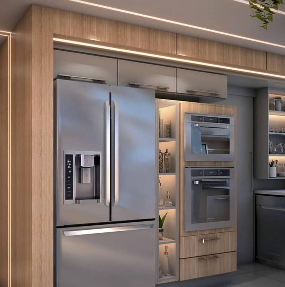 کابینت، دکور و شلف یخچال