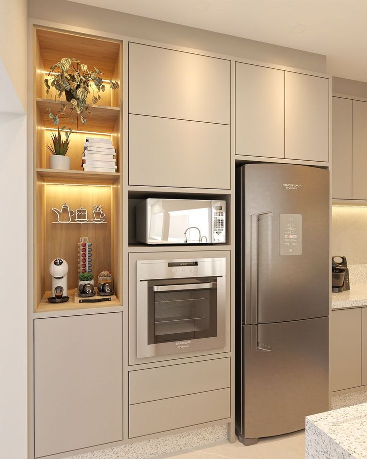 کابینت، دکور و شلف یخچال