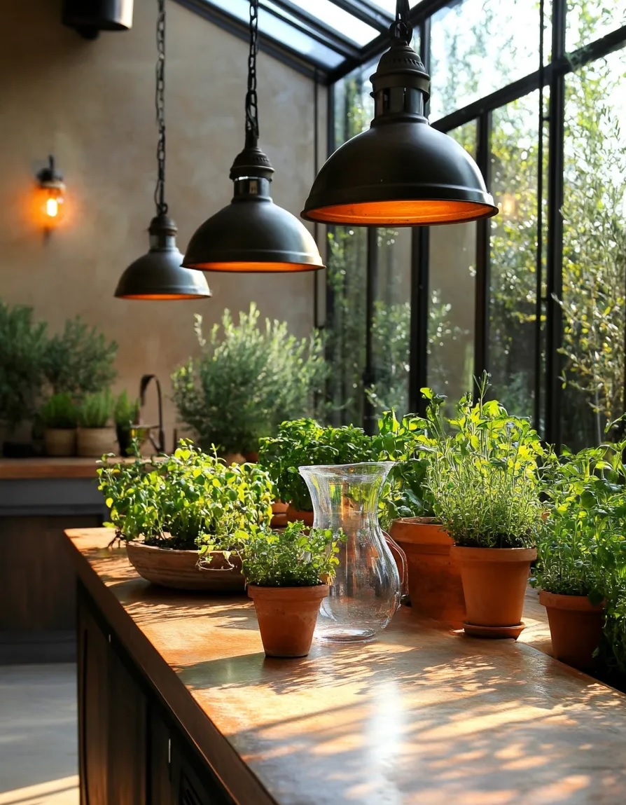 آشپزخانه مدیترانه ای