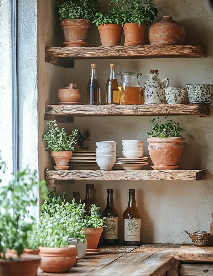 آشپزخانه مدیترانه ای