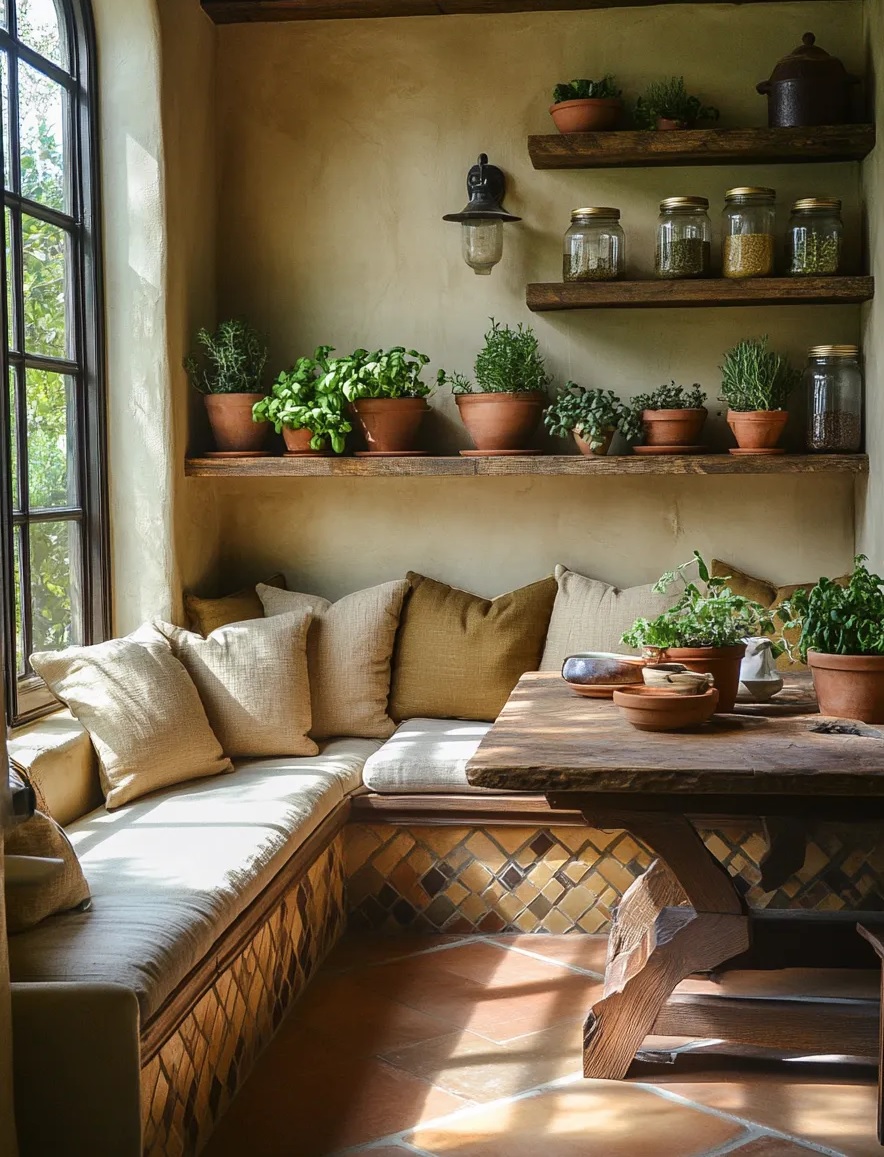 آشپزخانه مدیترانه ای