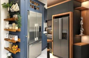 دکور کنار یخچال و کابینت بغل یخچال