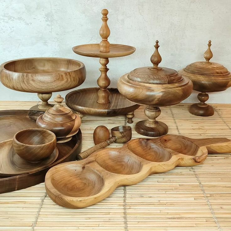 سرویس پذیرایی چوبی-سرویس چوب پذیرایی-ظروف پذیرایی چوبی جدید-ظرف چوبی پذیرایی