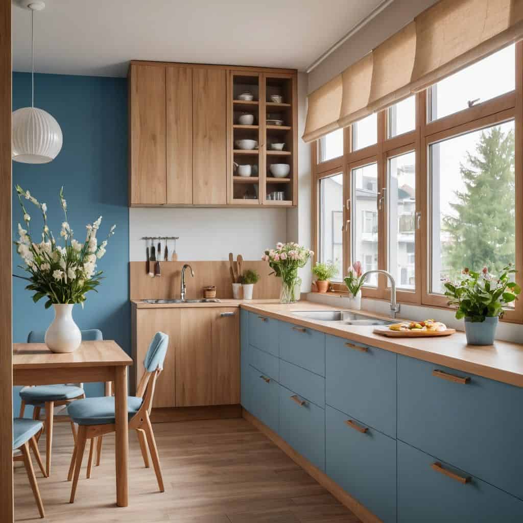 کابینت قهوه ای
