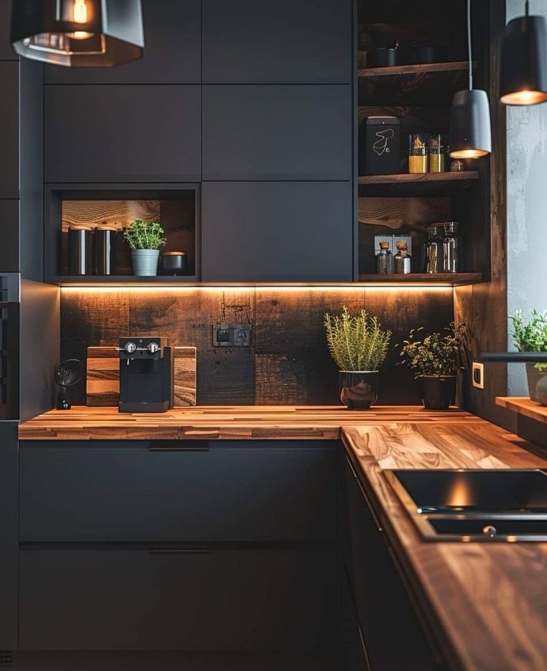 کابینت قهوه ای