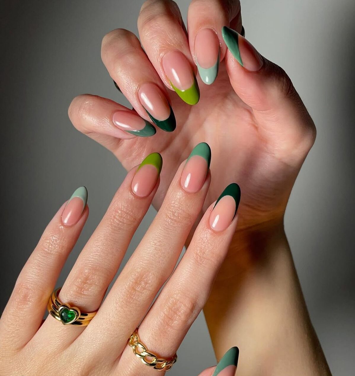 لاک فرنچ رنگی