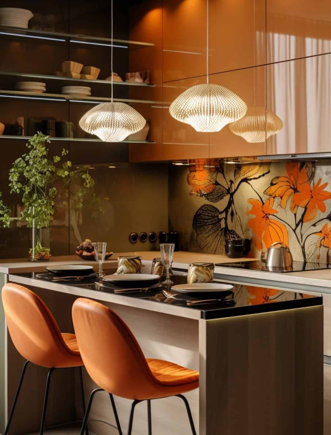 کابینت قهوه ای