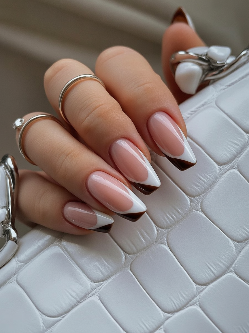 لاک فرنچ رنگی