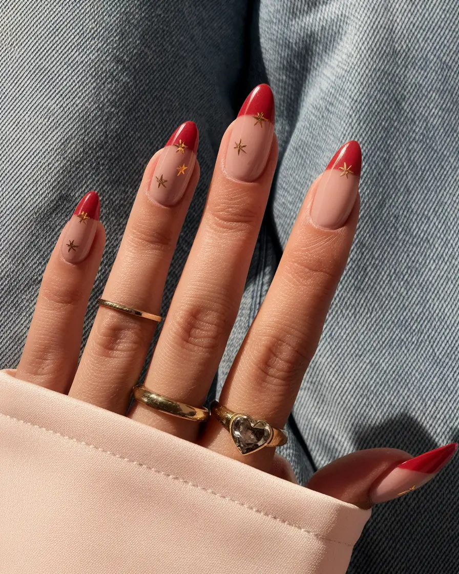 لاک ناخن فرنچ رنگی