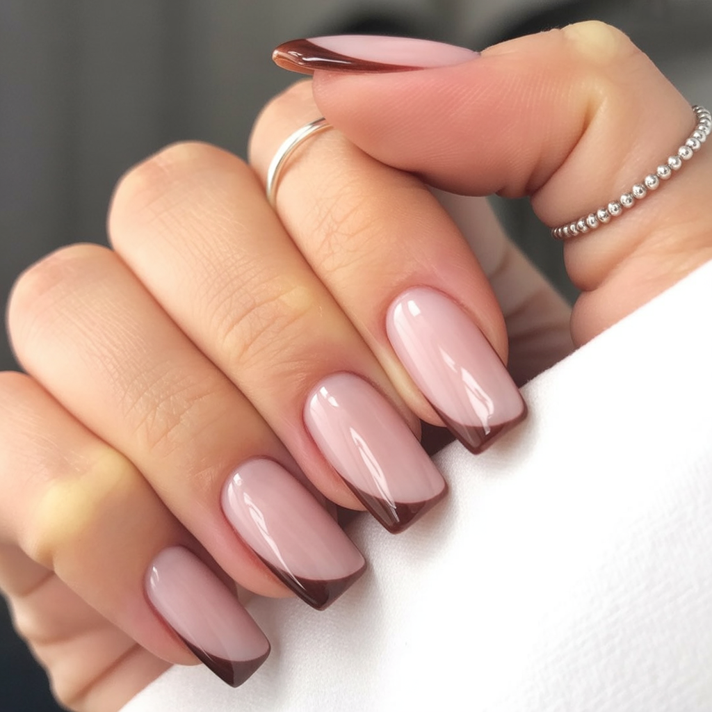 لاک فرنچ رنگی