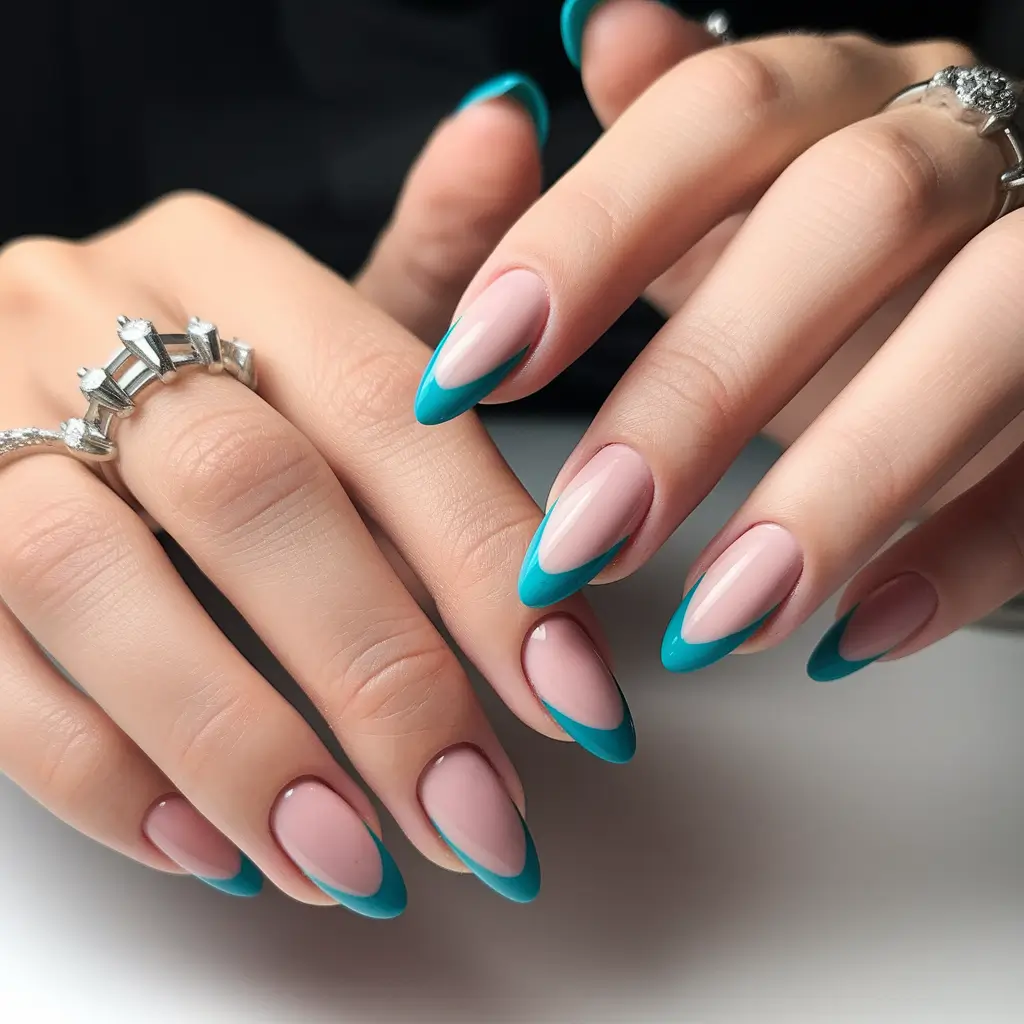 لاک فرنچ رنگی