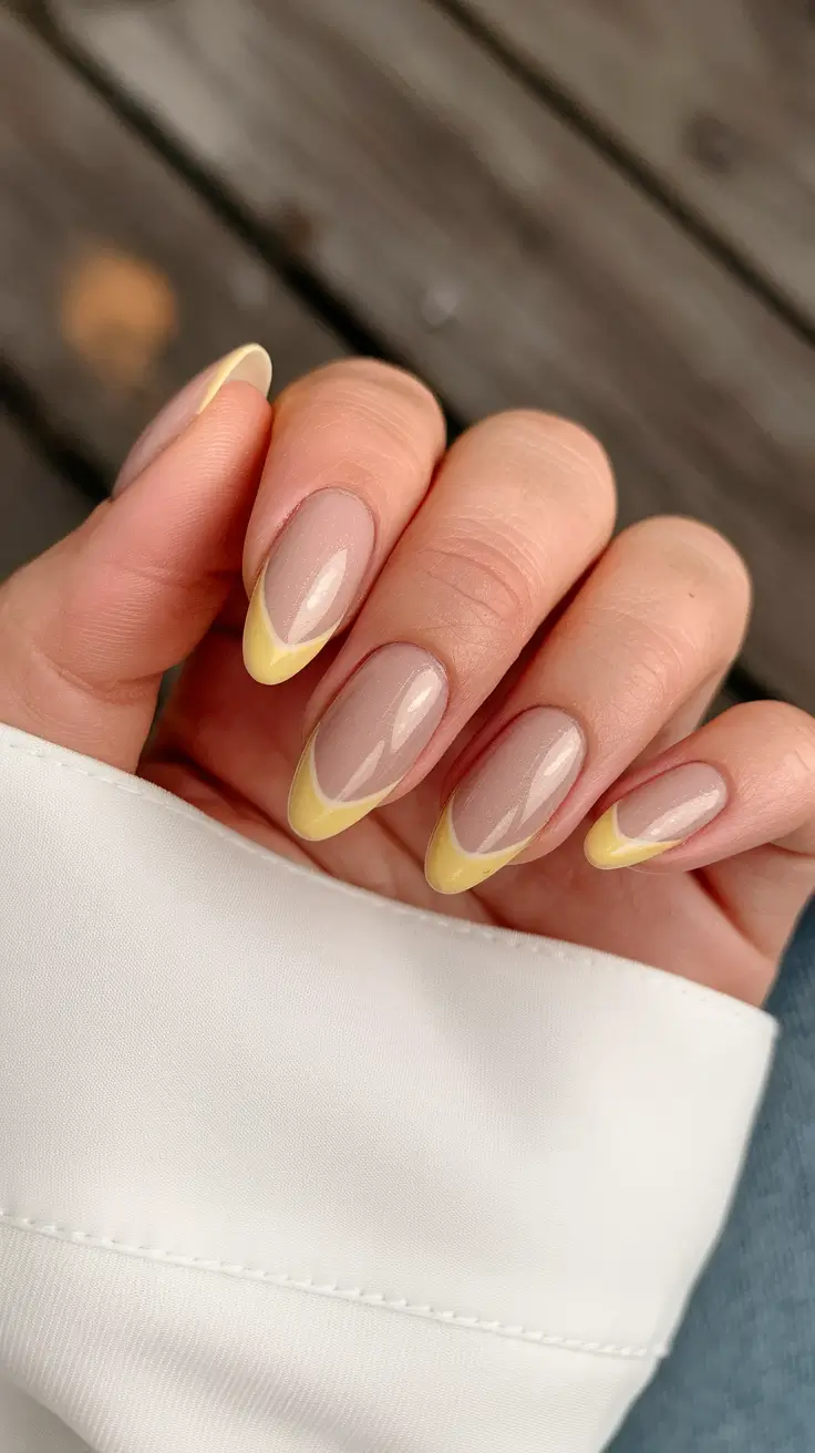 لاک ناخن فرنچ رنگی