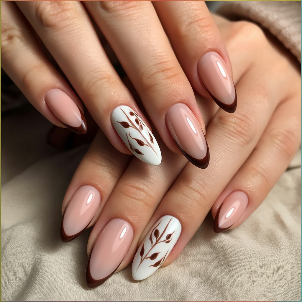 لاک ناخن فرنچ رنگی