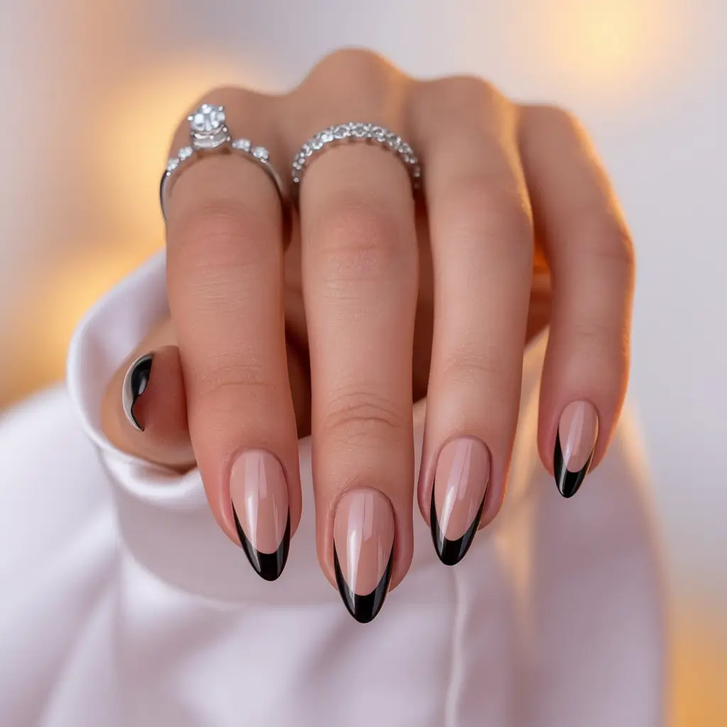 لاک فرنچ رنگی