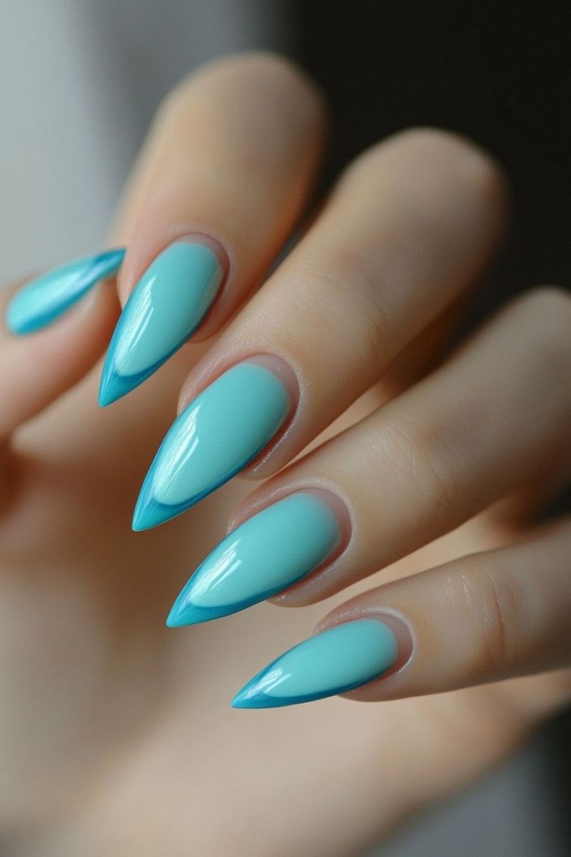 لاک ناخن فرنچ رنگی