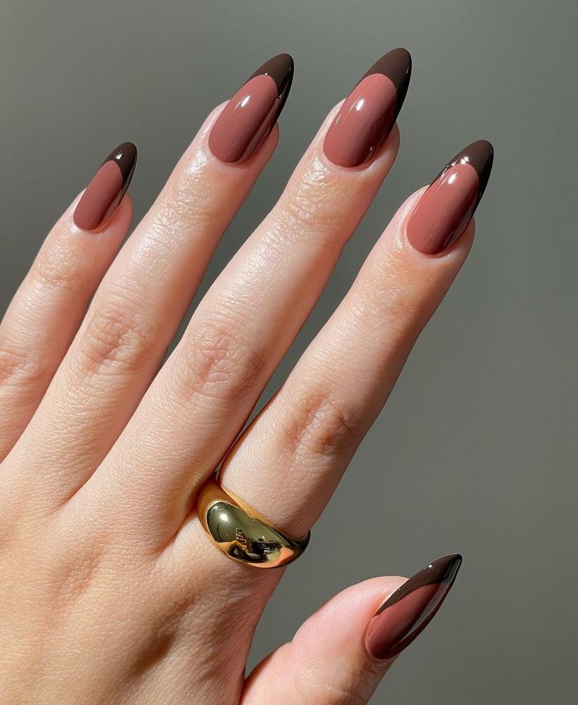 لاک ناخن فرنچ رنگی