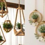 گلدان آویزی برای نشیمن و پذیرایی