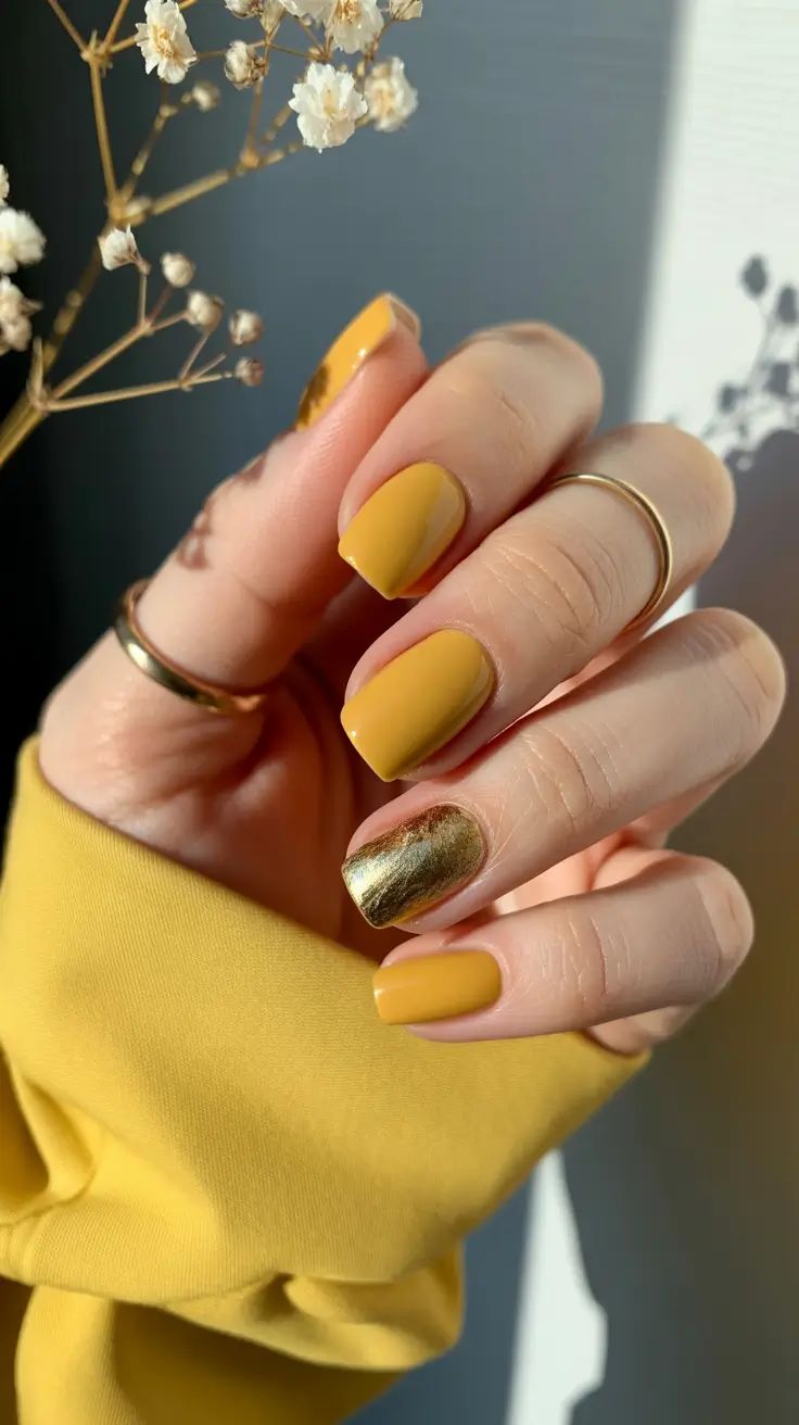 لاک ژل شرابی و خردلی