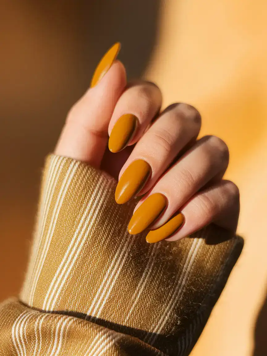لاک ژل شرابی و خردلی