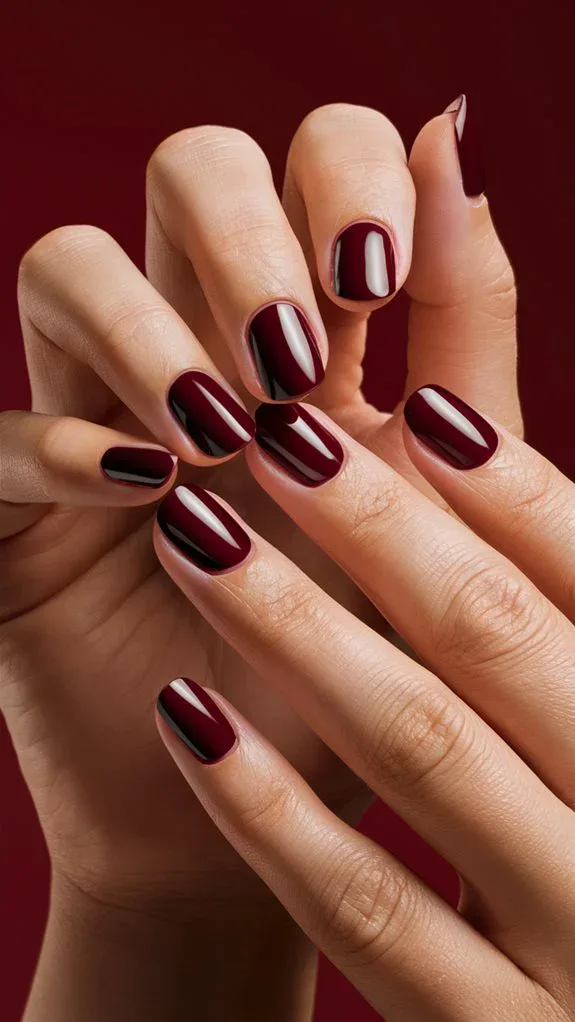 لاک ژل شرابی و خردلی