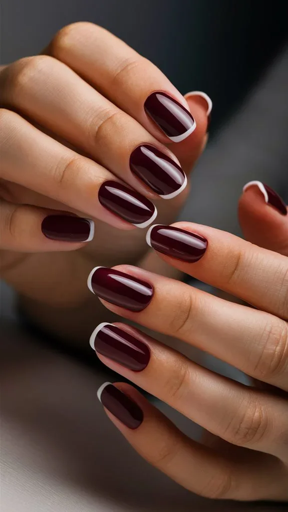 لاک ژل شرابی و خردلی