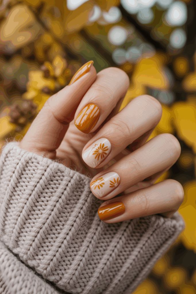 لاک ژل شرابی و خردلی