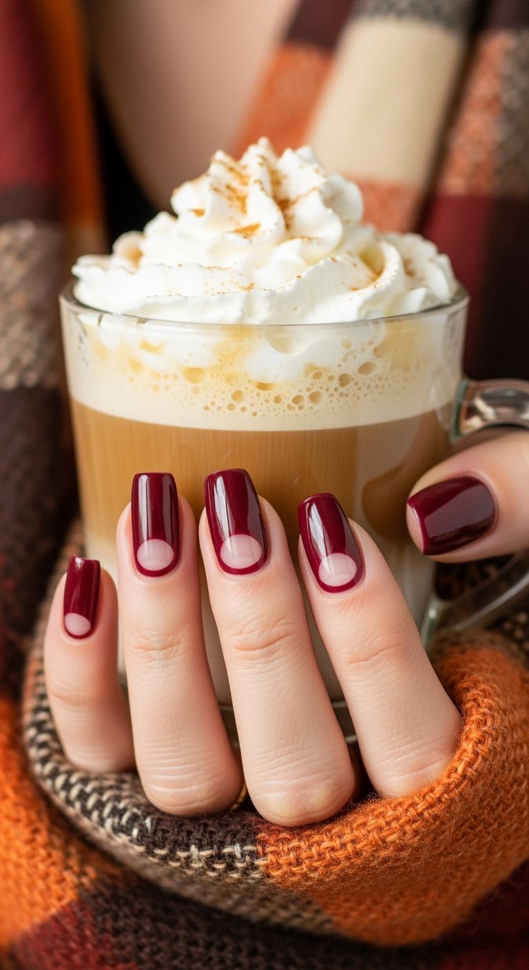 لاک ژل شرابی و خردلی