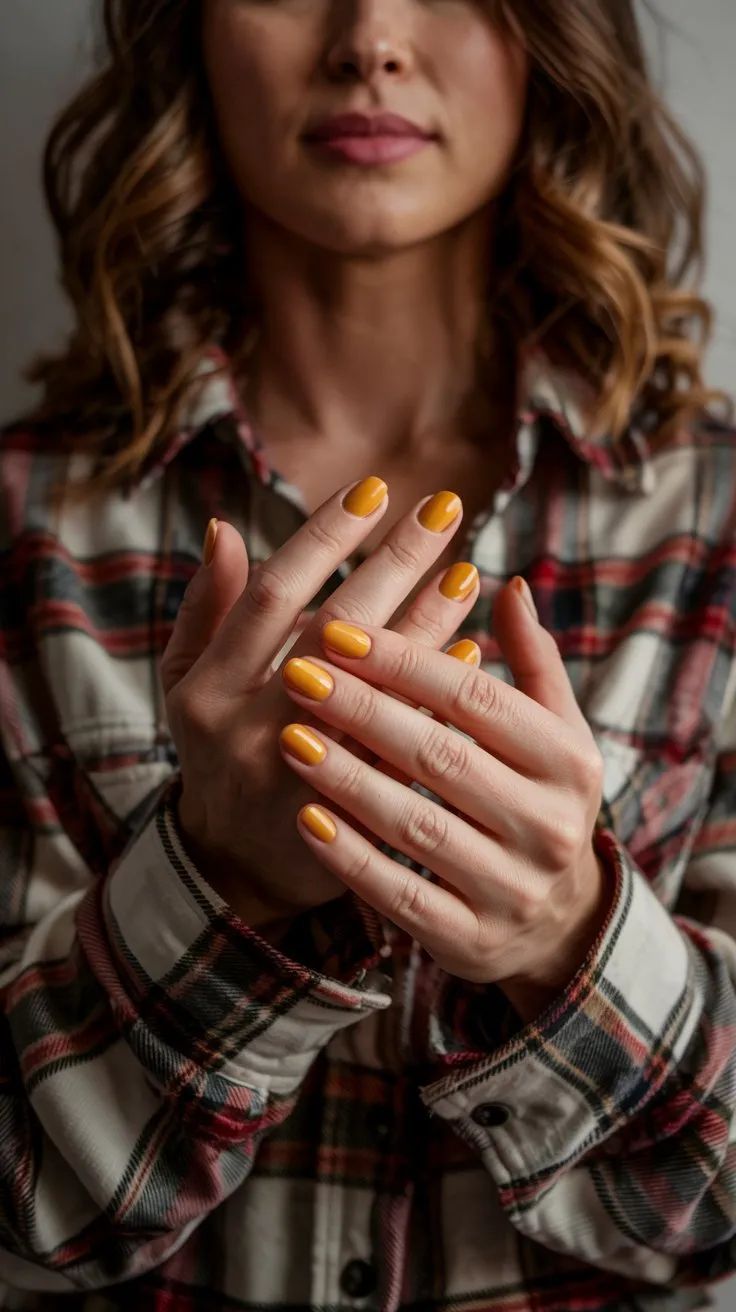 لاک ژل شرابی و خردلی