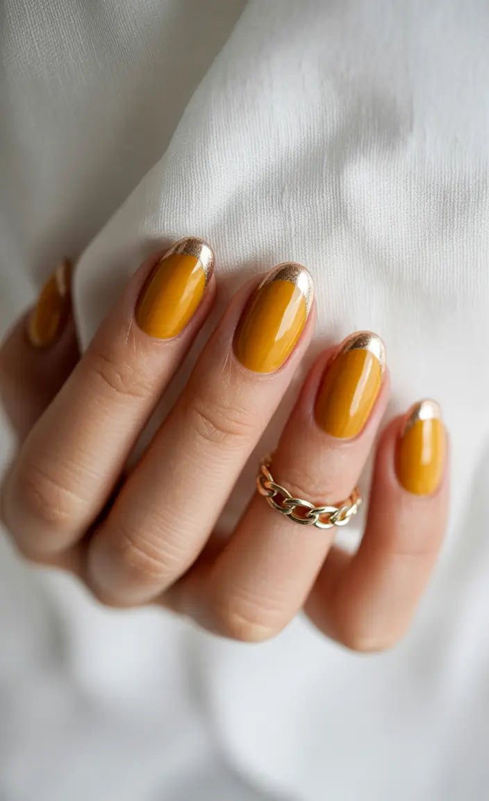 لاک ژل شرابی و خردلی