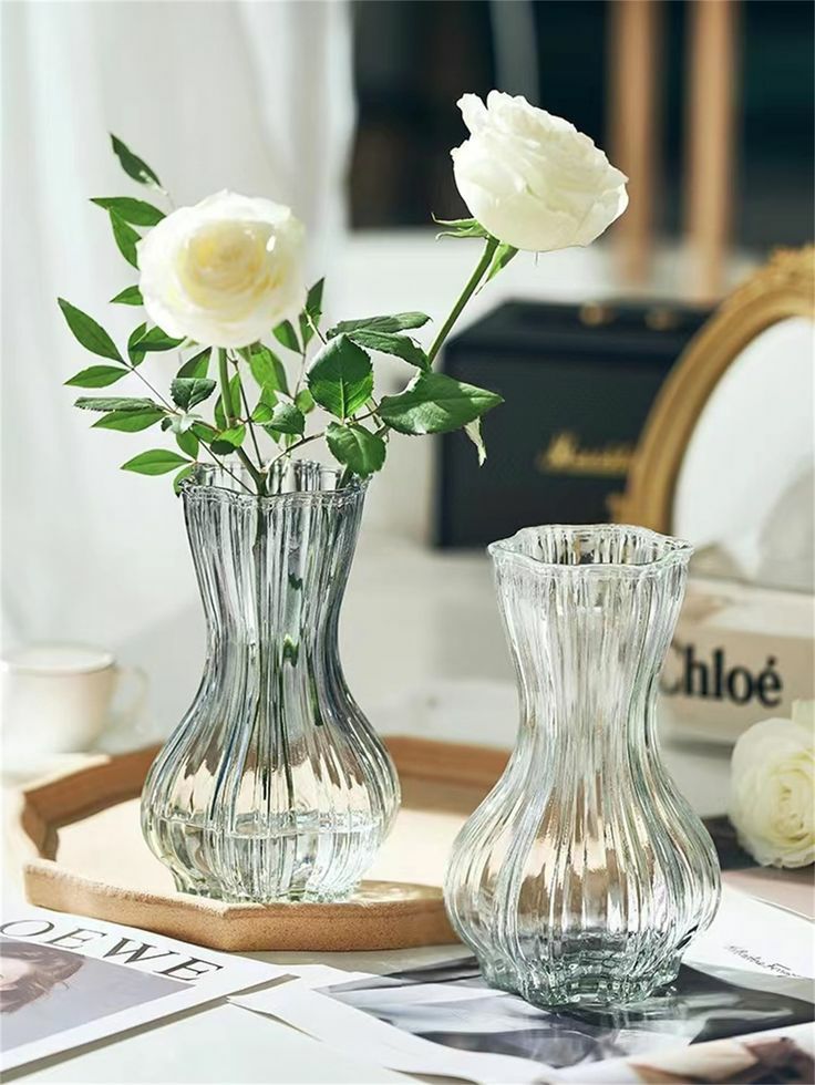 گلدان شیشه ای رومیزی جدید
