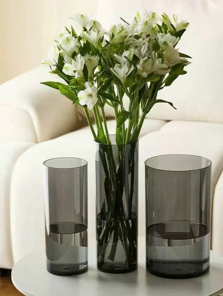 گلدان شیشه ای رومیزی جدید