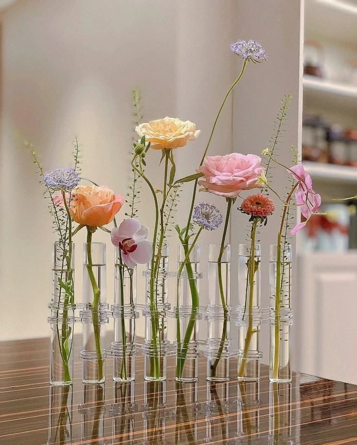 گلدان شیشه ای رومیزی جدید