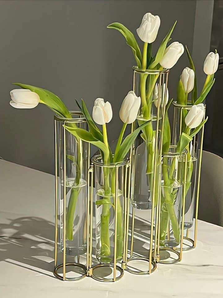 گلدان شیشه ای رومیزی جدید
