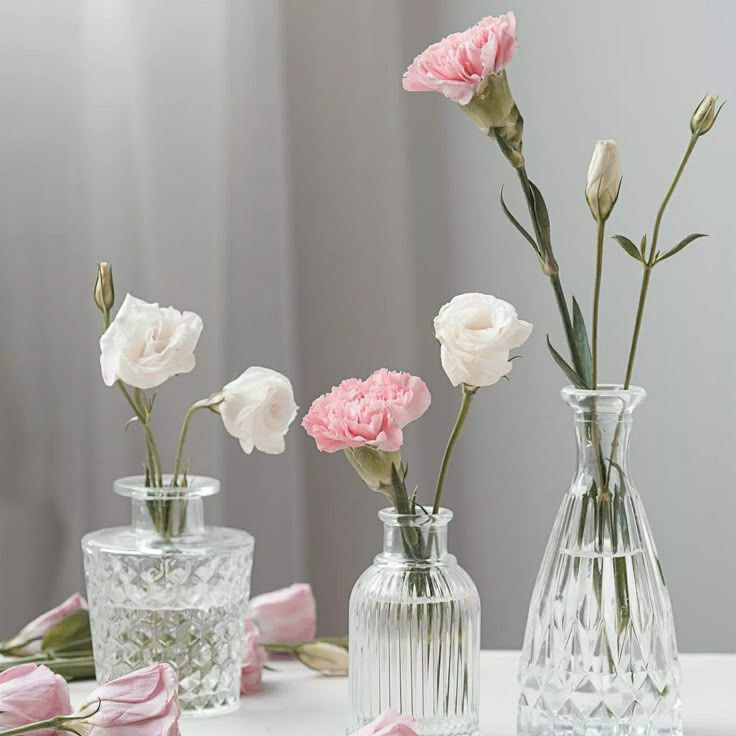 گلدان شیشه ای رومیزی جدید