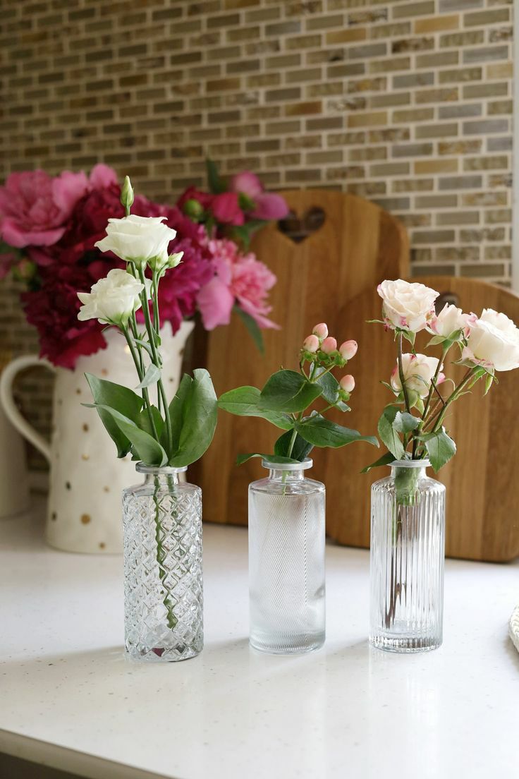 گلدان شیشه ای رومیزی جدید