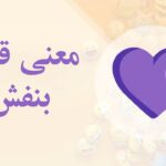 ایموجی بنفش نشانه چیست-استیکر قلب بنفش به چه معناست