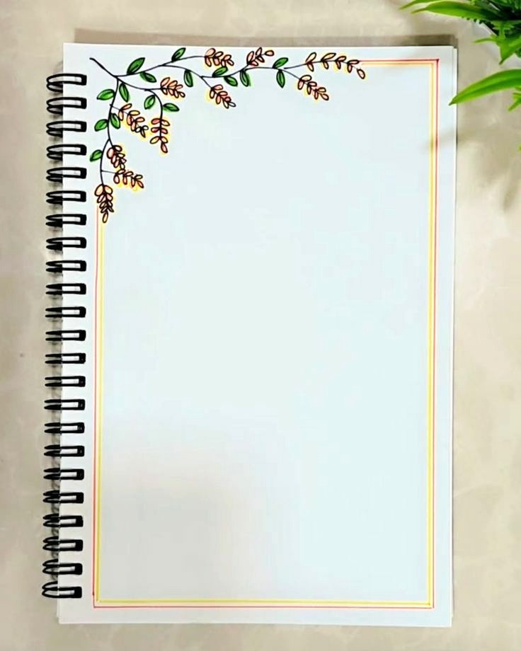 نقاشی دفتر مشق دخترانه