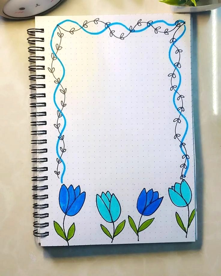 نقاشی دفتر مشق دخترانه