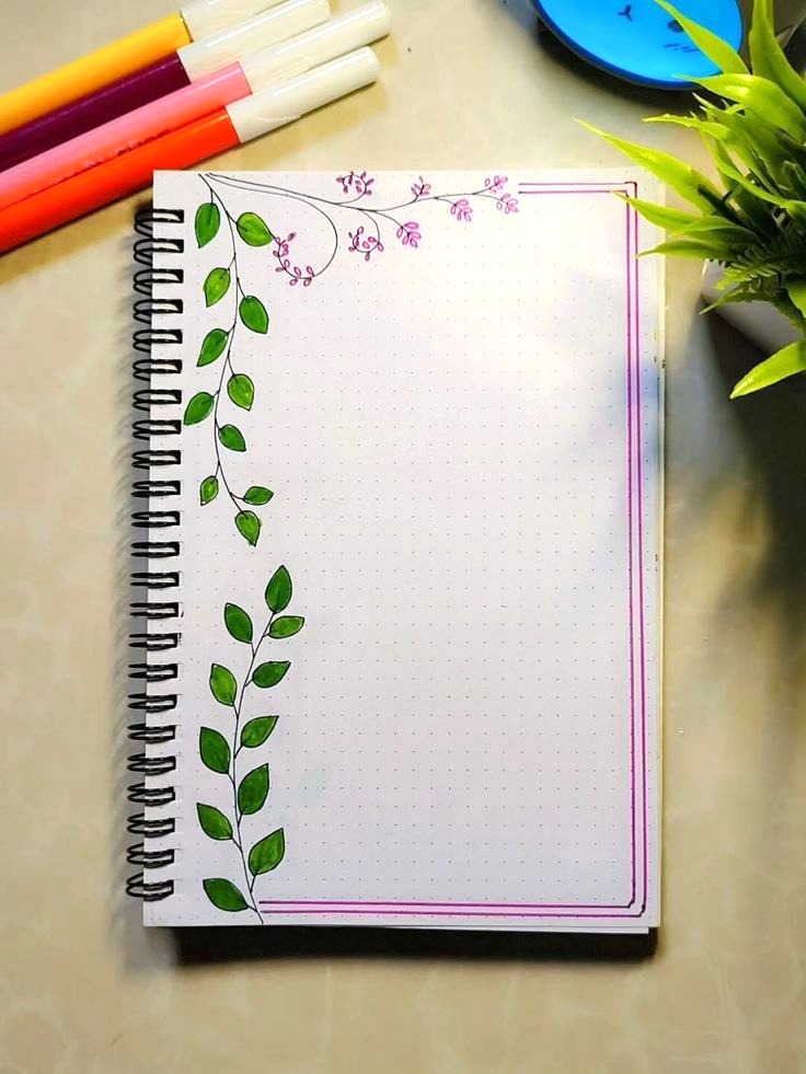 نقاشی دفتر مشق دخترانه