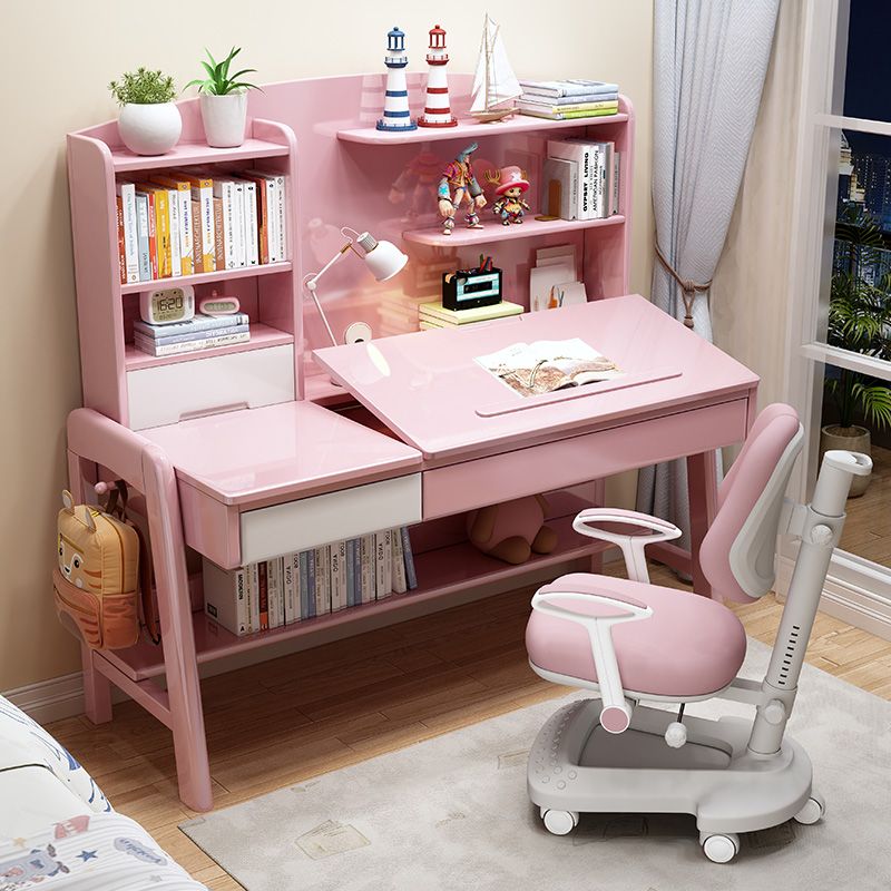 مدل میز تحریر و مطالعه کوچک برای بچه ها - تاشو - کتابخانه دار و مینیمال