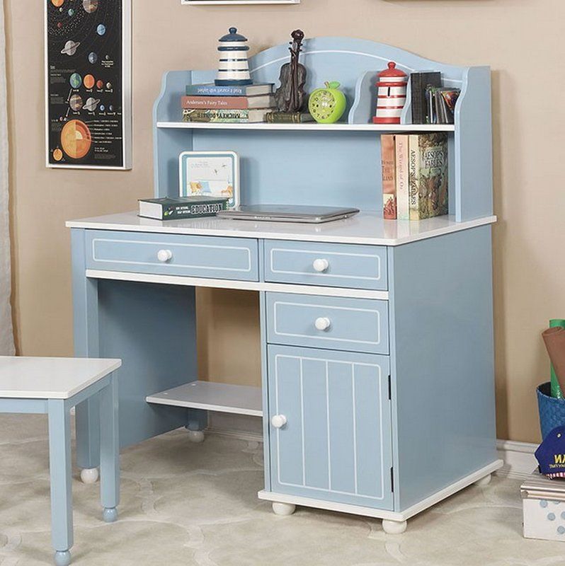 مدل میز تحریر و مطالعه کوچک برای بچه ها - تاشو - کتابخانه دار و مینیمال