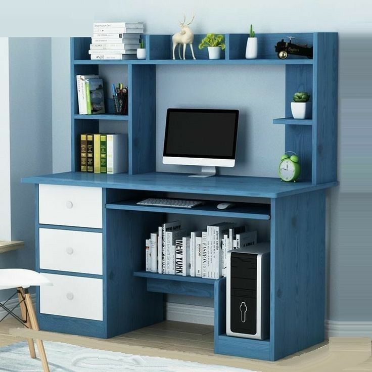 مدل میز تحریر و مطالعه کوچک برای بچه ها - تاشو - کتابخانه دار و مینیمال